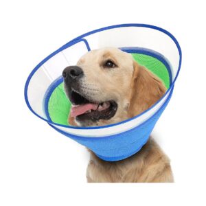 Soft Breathable Dog Cone Collar for Medium to Large Dogs after Surgery