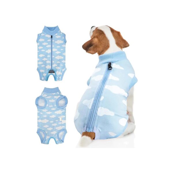 Soft Breathable Dog Recovery Suit for After Surgery Wound Protection and Comfort