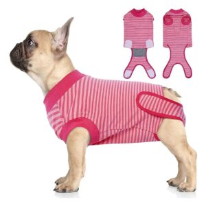 Soft Breathable Dog Surgery Recovery Suit for Female and Male Dogs Cats