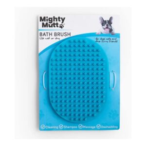 Soft Bristle Dog Bath Brush for Wet or Dry Shampoo Application