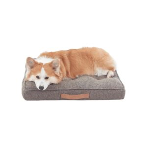 Soft Calming Dog Bed for Medium to Small Breeds Promotes Sleep and Reduces Anxiety