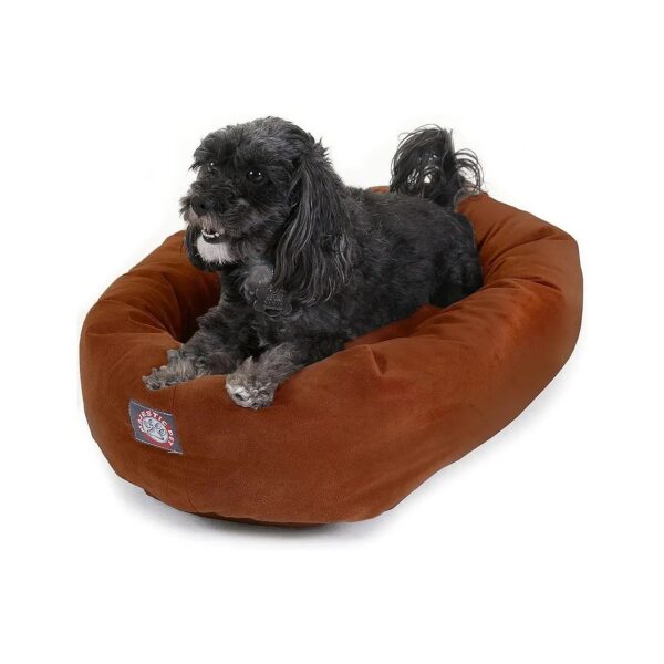 Soft Calming Dog Bed with Spine Support and High-loft Polyester Fill for Small Dogs