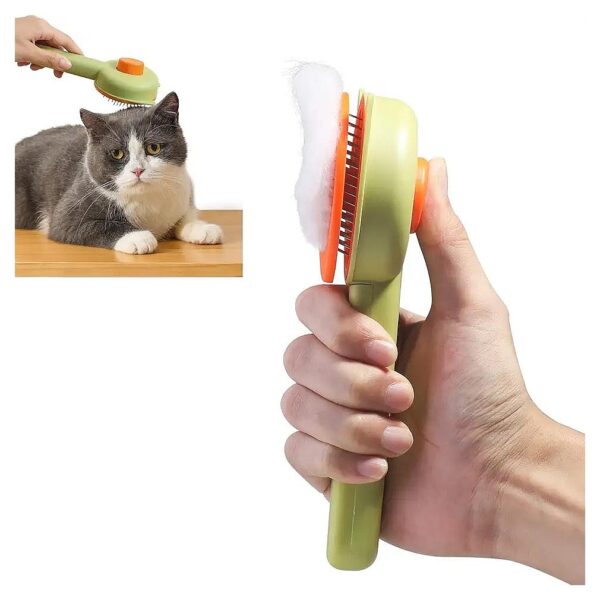 Soft Cat Grooming Tool Brush for Dogs and Cats with Self Cleaning Slicker Brushes