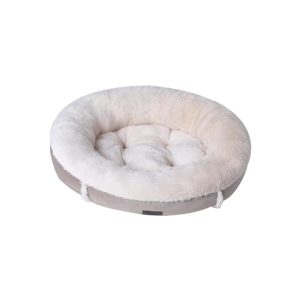 Soft Combination Fur Dog Bed Cat Bed with Comfy Fluffy Lining