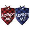 Soft Comfortable Dog Bandanas for All Breed Sizes with Two Color Options