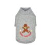 Soft Comfy Gingerbread Man Christmas Dog Pullover Coat Back Length 20 inches