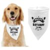 Soft Cotton Adjustable Dog Bandana for Dogs of All Sizes and Breeds