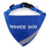 Soft Cotton Bandana with Embroidered "SERVICE DOG" for Dogs of All Sizes