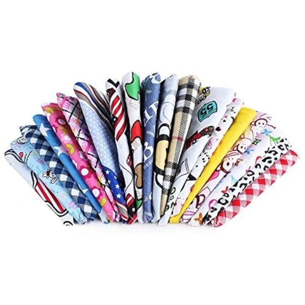 Soft Cotton Bandanas for Female Dogs and Cats - Photo Prop Grooming Accessories