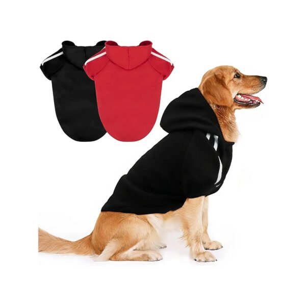 Soft Cotton Blend Hoodie Pet Clothes for Medium Large Dogs