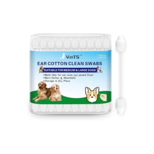 Soft Cotton Ear Swabs for Pets Easy and Effective Ear Cleaning