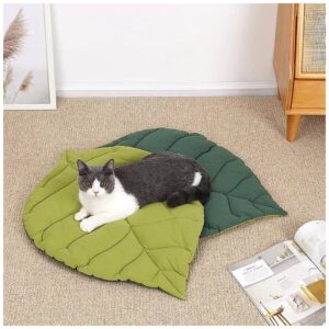 Soft Cotton Leaves Shaped Pet Mat for Small Medium Large and Extra Large Dogs