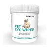 Soft Cotton Pet Eye Wipes For Dogs Natural Tear Stain Remover prevents Eye Irritations