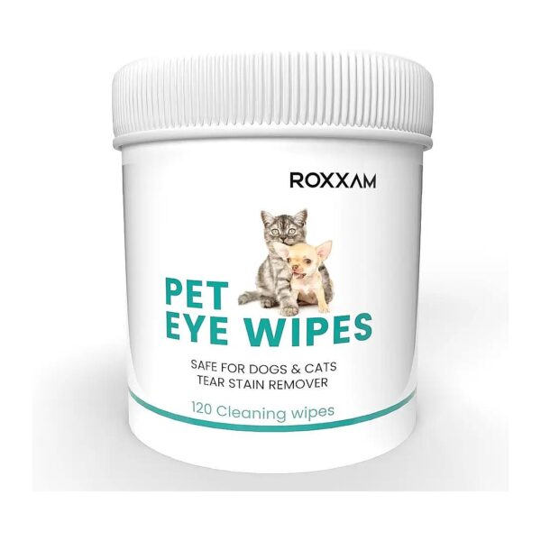 Soft Cotton Pet Eye Wipes For Dogs Natural Tear Stain Remover prevents Eye Irritations