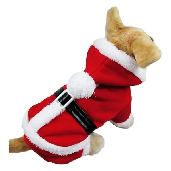 Soft Cotton Warm Santa Claus Dog Winter Coat for Medium Breeds