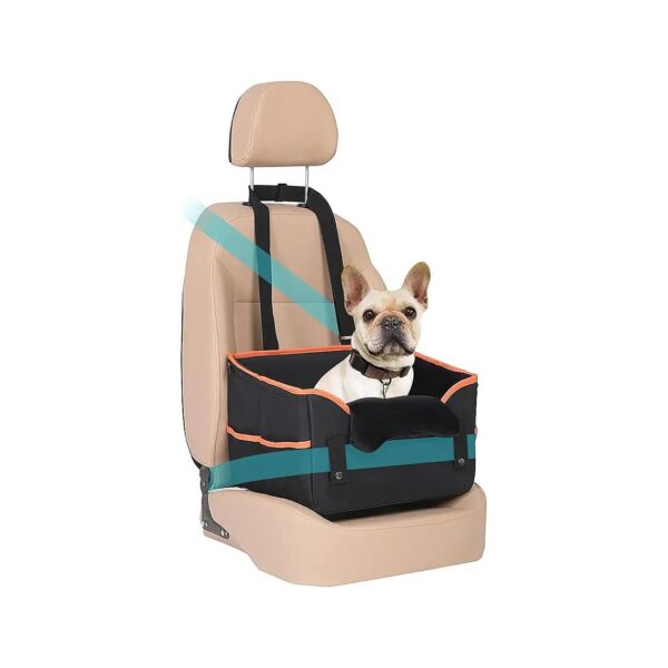 Soft Cushioned Dog Booster Seat for Small Dogs Up to 25lbs