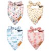 Soft, Dual-Layered Polyester Dog Bandanas for Large Breeds, Boy, Girl, Adjustable Sizes