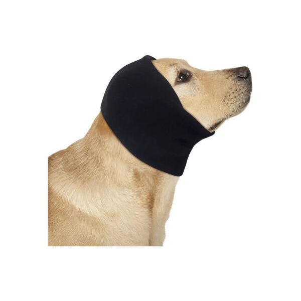 Soft Ear Wraps for Dogs - XL Size - Black Color - Prevent Ear Wounds and Infections