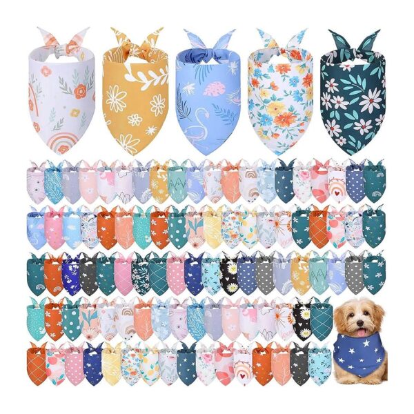 Soft Fabric Pet Accessories with Adjustable Neck Size for Dogs and Cats