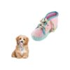 Soft Fabric and Canvas Dog Chew Toy for Gentle Puppy Teething