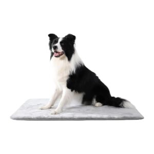 Soft Flannel Memory Foam Dog Kennel Pad Non-Slip Mattress for Large Medium Dogs