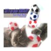 Soft Fleece Cat Dog Toy Bell Ball Soccer Balls for Small Dogs