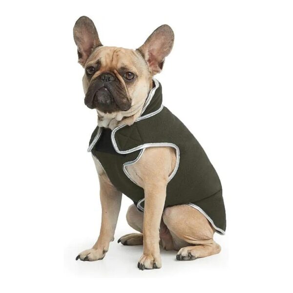 Soft Fleece Dog Coat with Adjustable Velcro for Comfortable Wear Small to Large Sizes