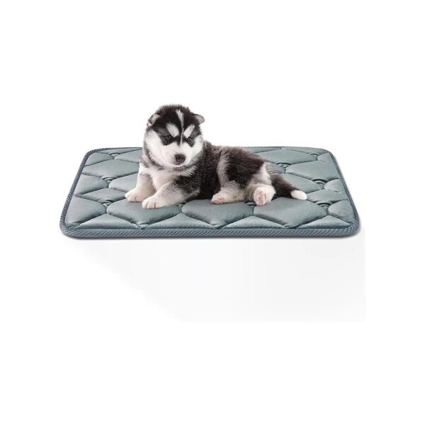 Soft Fleece Dog Crate Pad for Small Dogs, Washable Kennel Bed with Non Slip Bottom