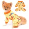 Soft Fleece Dog Pajamas With Feet For Small Dogs Cats Boys Girls