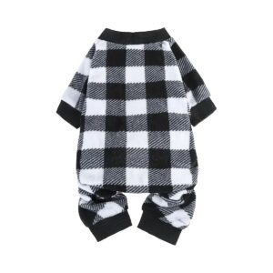 Soft Fleece Dog Pajamas for Small to Large Dogs Winter Christmas Outfits