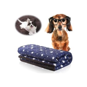 Soft Fleece Nylon Waterproof Pet Blanket for Small Dogs Puppies Cats