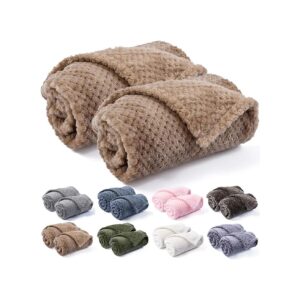 Soft Fleece Pet Blanket for Dogs, Cats, and Small Animals Provides Warmth and Comfort