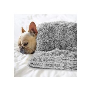 Soft Fleece Pet Blanket for Small Breeds, High-Quality Cozy Sleep for Cats and Dogs