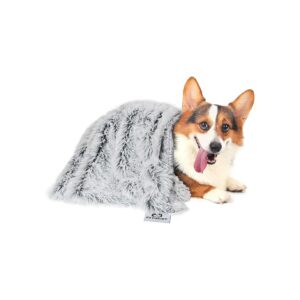 Soft Fleece Pet Throw Blanket for Small Dogs and Cats 24x32 Inches