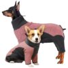 Soft Fleece Winter Dog Coat with Warm Turtleneck Collar for Small Medium Large Dogs