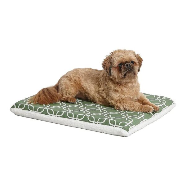 Soft Fleece and Teflon Defender Dog Bed for Small Dogs Up to 25 Pounds