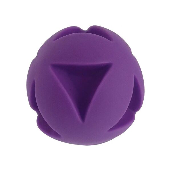 Soft Flex Grape Dog Ball Toy for Easy Pick Up and Play