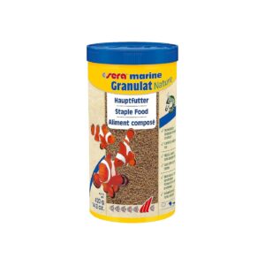 Soft Granular Marine Aquarium Staple Food with Spirulina and Krill Meal for Adult Fish