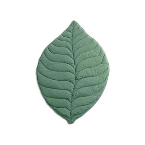 Soft Green 3D Leaf Shaped Pet Blanket for Cozy Dog Bed or Cat Bed Furniture