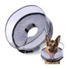 Soft Inflatable Dog Cone Collar for Small Medium Large Dogs After Surgery Recovery