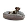 Soft Luxury Sherpa Dog Bed with Reversible and Removable Cover Large 42x42in