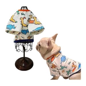 Soft Material Dino Puppy Pjs Dog Clothes for Small Dogs Cats Kitten Chihuahua Yorkie