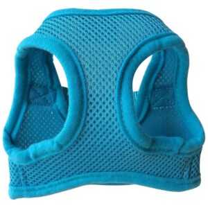 Soft Mesh Dog Vest for Small Pets with Padded Comfort and No Pull Design