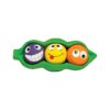 Soft-Methyl Latex Squeaker Dog Toy for Gentle Chewers - 3 Peas in a Pod