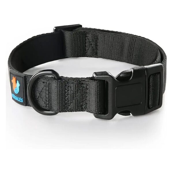 Soft Neoprene Padded Breathable Nylon Pet Collar for Small Medium and Large Dogs