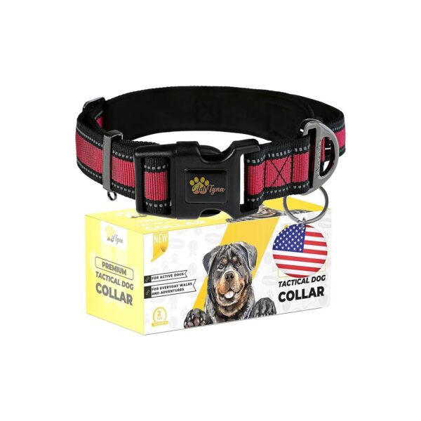 Soft Neoprene Padded Heavy Duty Dog Collar for Large Breeds