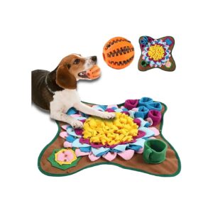 Soft, Non-Slippery Surface and Chew Ball Included for Happy, Engaged Pets