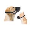 Soft Nylon Mesh Dog Muzzle with Easy Buckle Closure for Pet Care and Grooming