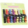 Soft Nylon Puppy Collars for Whelping Litters with Adjustable Buckle and D-Ring