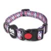 Soft Nylon Reflective Dog Collar with Adjustable Pattern for Puppy Walking